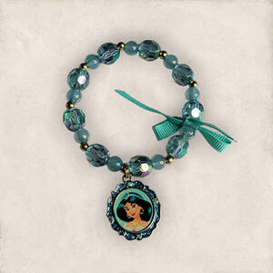 Disney Princess Jasmine Elastic Beaded Bracelet